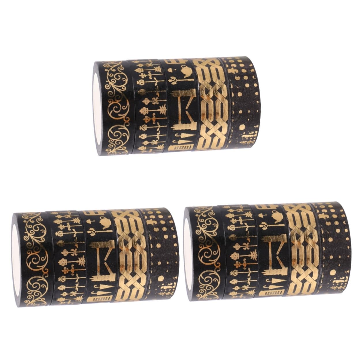 Angoily 3 Sätze Washi Tape Dekoratives Klebeband Für Fotoalben Diy Journals Bastelprojekte Bunte Designs Für Kreative Mädchen Und 5 Rollen * 3