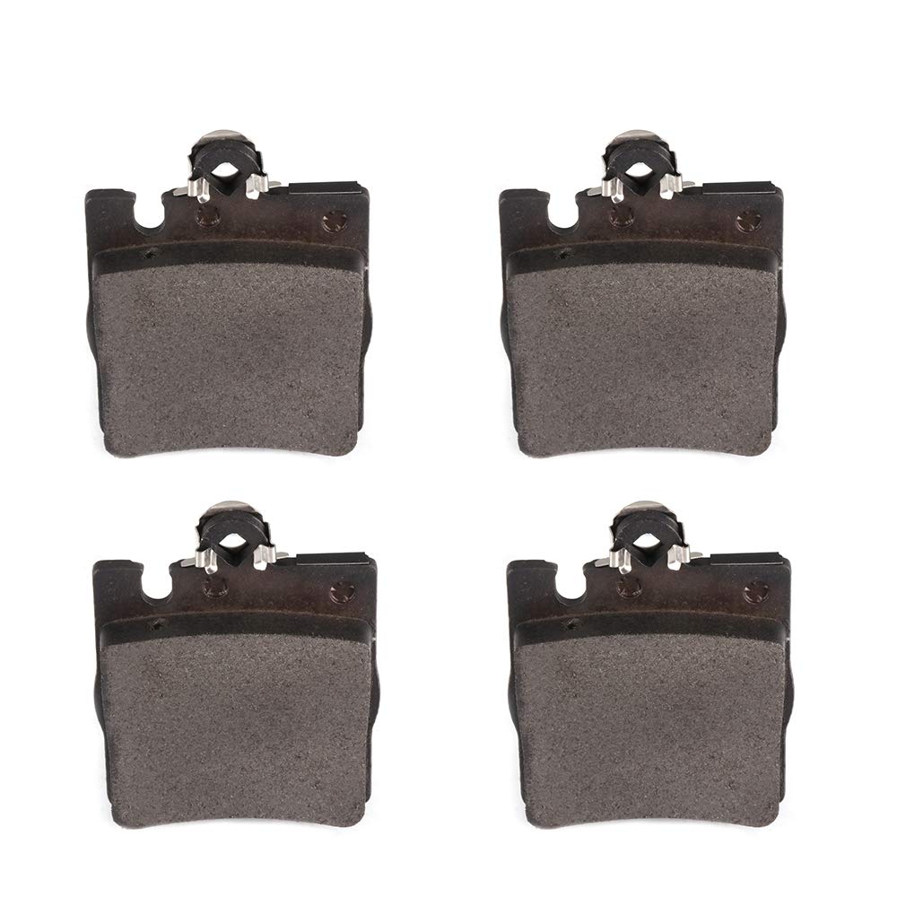 cciyu D873 Ceramic Rear Brake Pad Set Fit For Mercedes-Benz C230,C240,C280,C3,C350,CLK3,CLK350,CLK430,E300,E3,E4,E430,SLK280,SLK300,SLK350