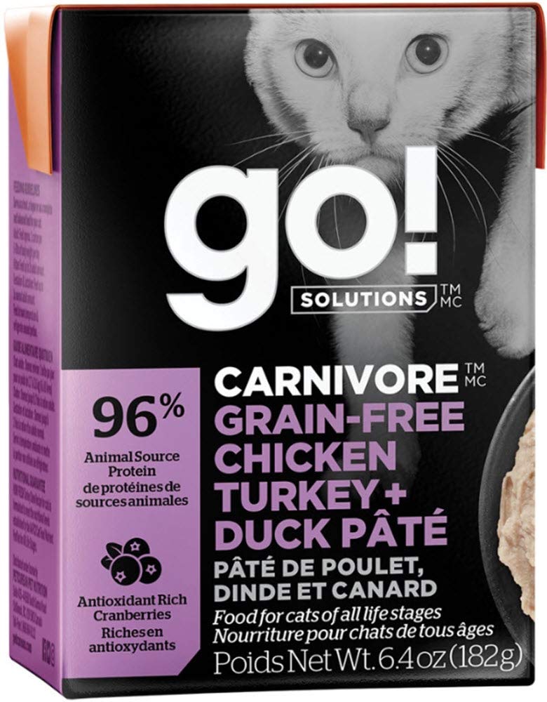 Buy GO! SOLUTIONS Carnivore Grain Free Wet Cat Food 6.4 oz., 24 Ct