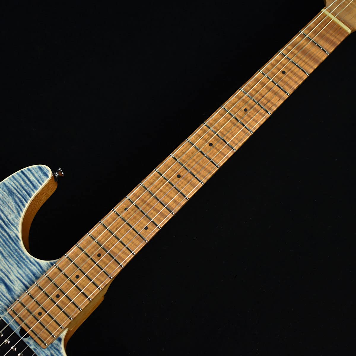 ギター T's Guitars DST-DX22 Roasted Maple Neck Amazon.co.jp: T's Guitars DST-DX22 Roasted Flame Maple Trans Blue