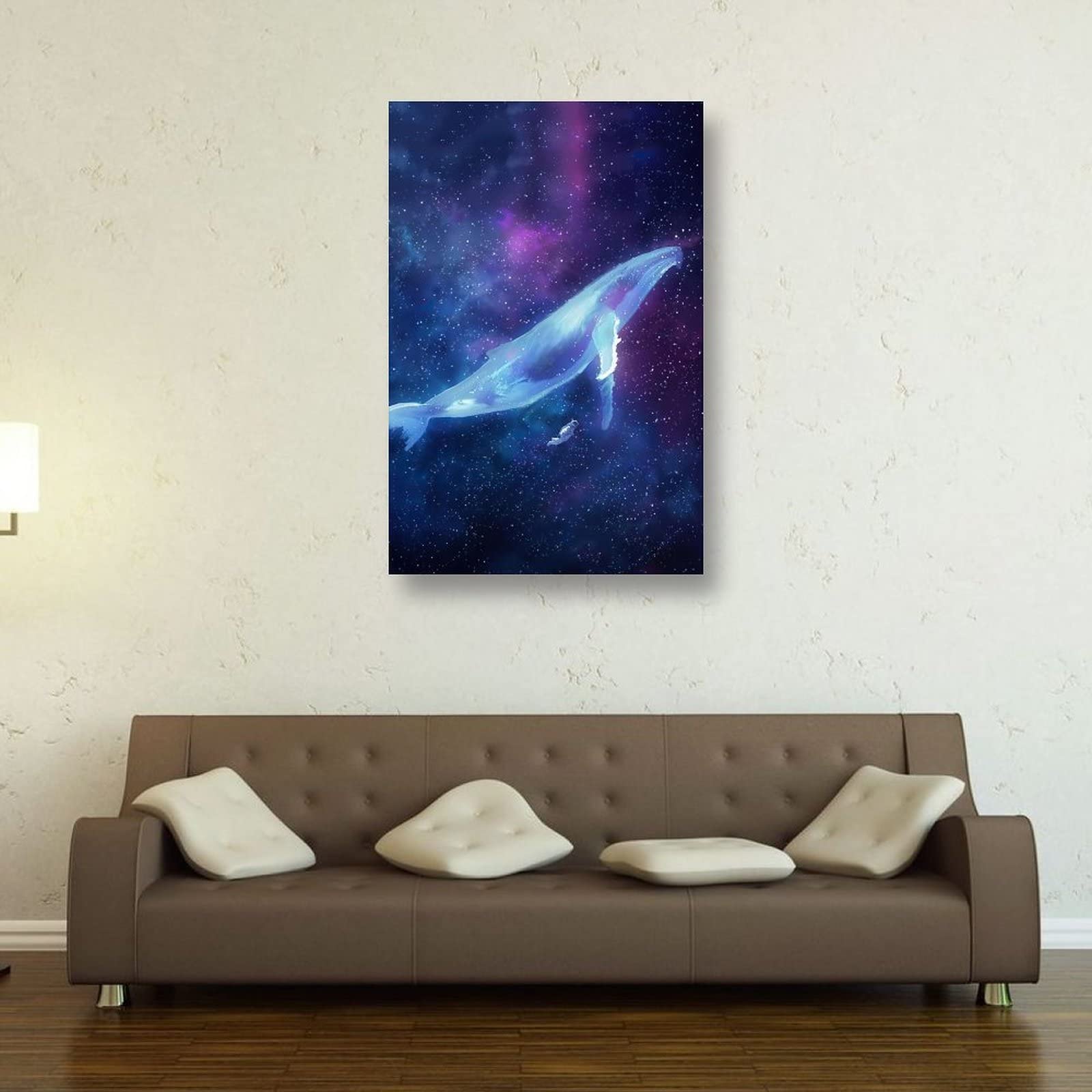 Amazon.co.jp: JUNZHE クジラのポスター絵画スタイルクジラのアート
