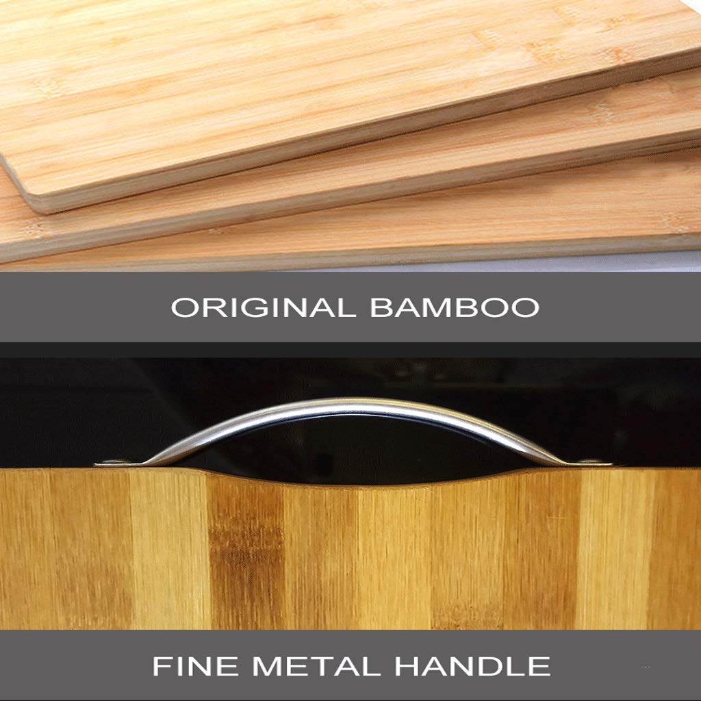 Tabla de Cortar de bambú Natural para Cocina y hogar, Rectangular, con asa, para Carne y Verduras. Los Mejores Accesorios de Cocina.