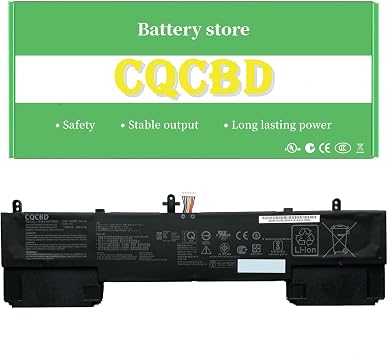 CQCQ C42N1839 Battery for ASUS ZenBook 15 UX534 UX534F UX534FA UX534FT UX563FD UX534FA UX563 UX563FD Q546F Q546FD Series Notebook Laptop 15.4V 71Wh/4480mAh