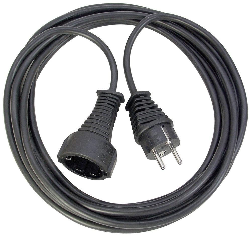 Cable alargador de corriente de 25 m para conectar electrodomésticos en interiores