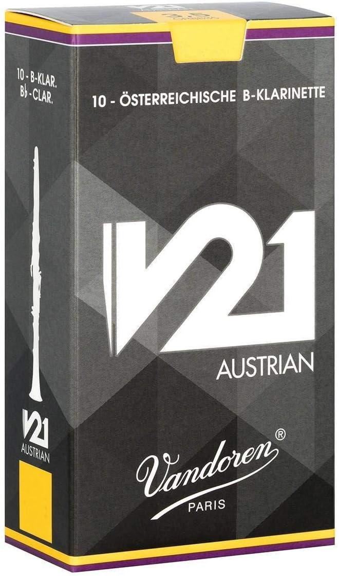 Vandoren Reeds Clarinet Bb 2 V21 Austrian (10 BOX)