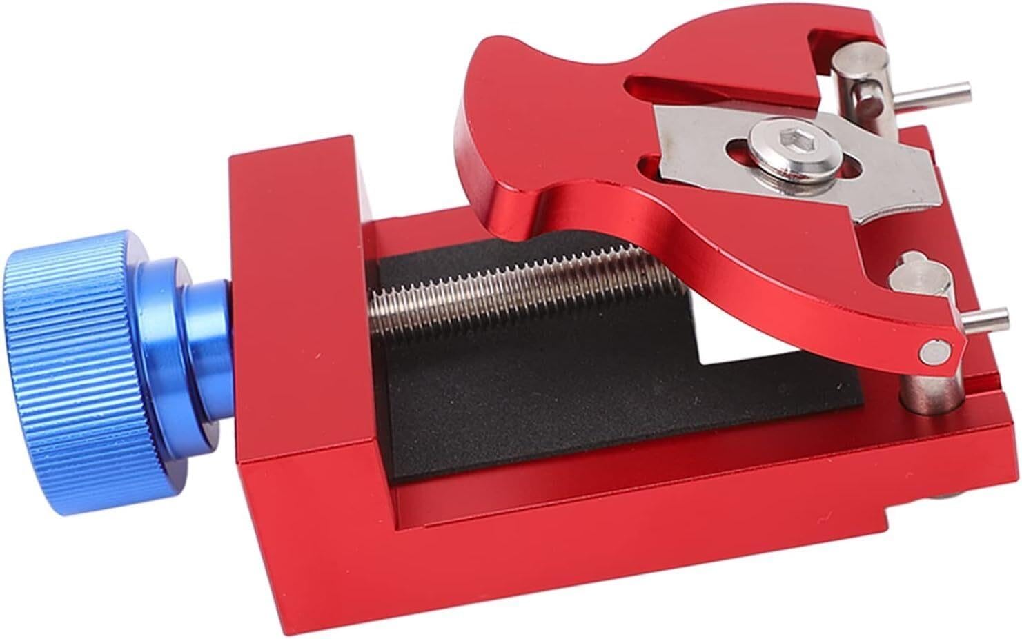 Soporte para Caja de Reloj, Herramienta de relojero Ajustable, Abrazadera de Acero Inoxidable para extracción de Correa y reparación de Movimiento