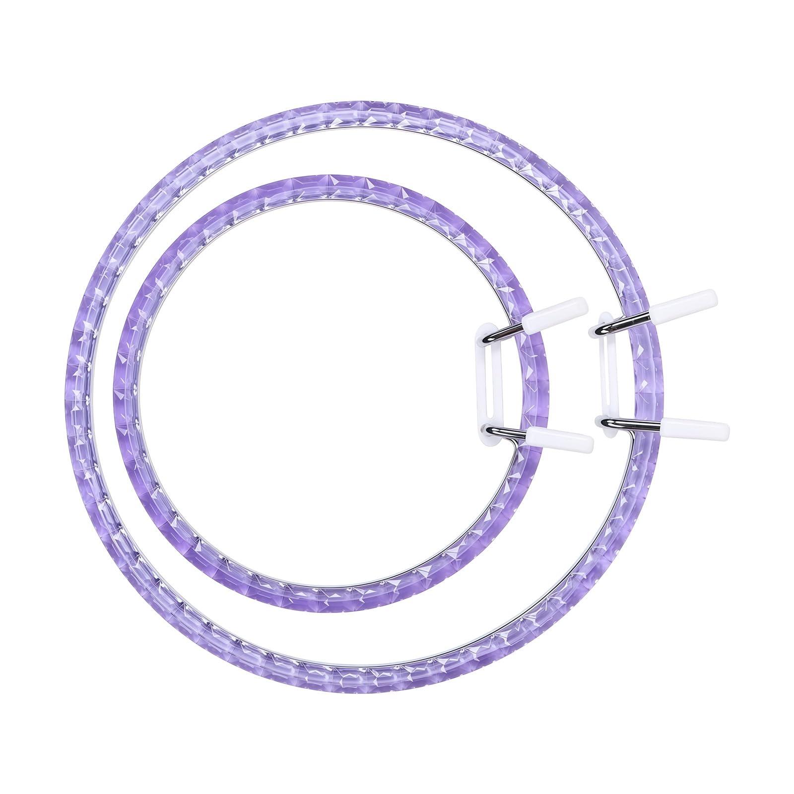 our fave Of 2 Acrylic Embroidery Frames for Secure Fabric Holding in Needlework Projects Home Embroidery Set