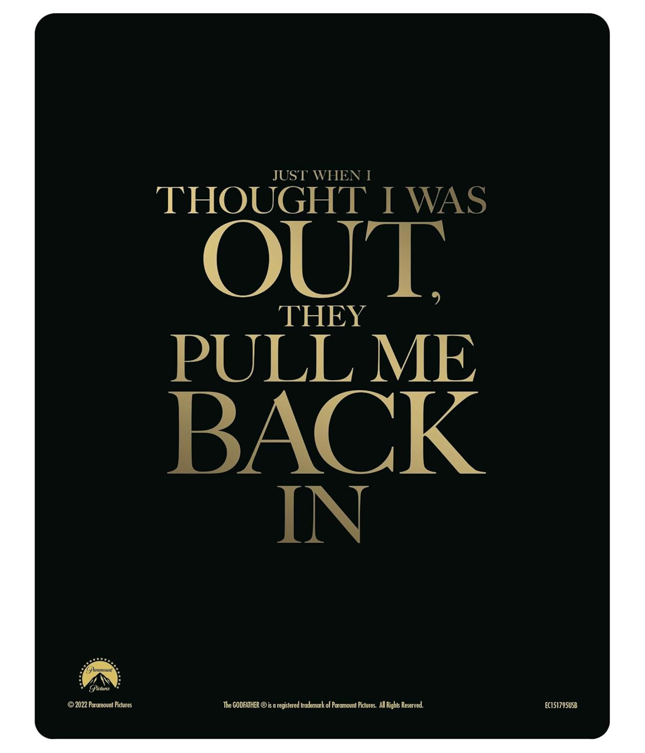 Mario Puzo’s the Godfather, Coda: The Death of Michael Corleone (Limited Edition) (Steelbook)