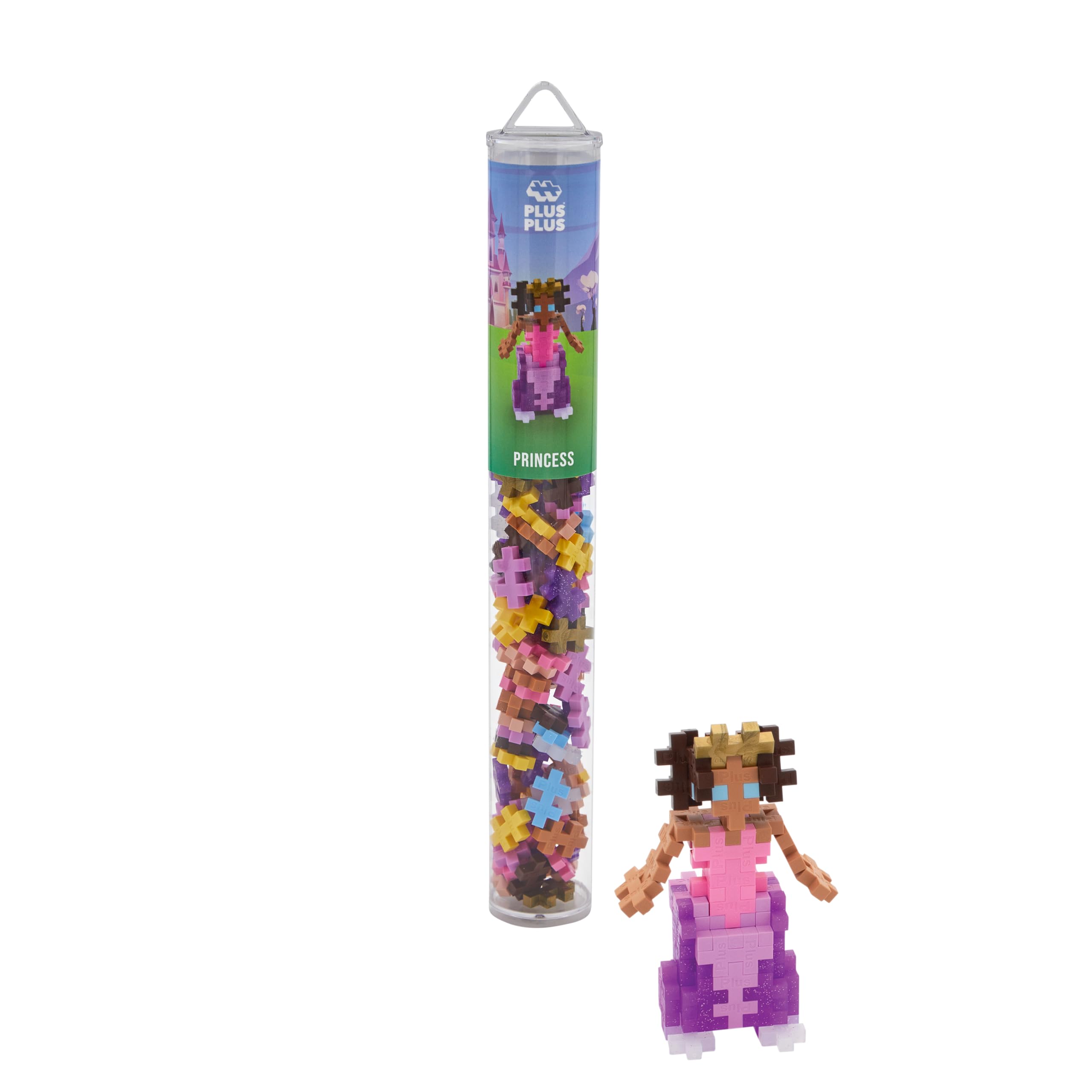 PLUS PLUS Building Blocks Toy, Princess Toys, Creative Construction Learning Resources and STEM Play for Home and Travel