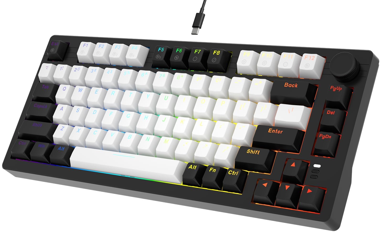 Amazon.com: DAREU EK75 Wired Mechanical Keyboard,75% Keyboard with
