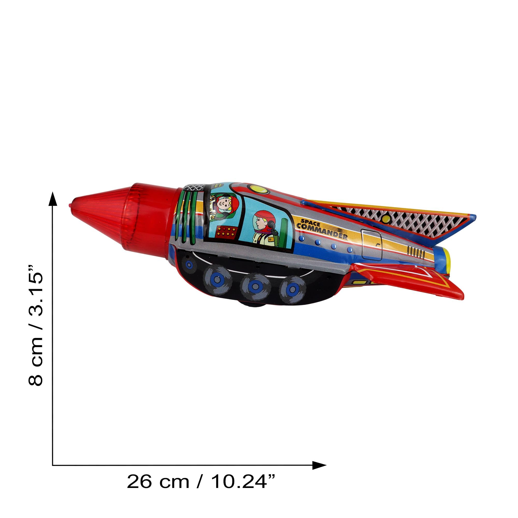 Freak Scene Space Blechspielzeug Rakete Set Raumschiff Blechrakete