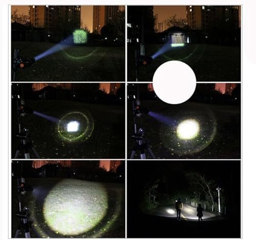 Miniatura 9 de Skysted (2 unidades A300 Super Mini Bright 300LM Monomodo Zoomable Linterna de bolsillo de enfoque, alimentado por 1 x AA o 1 x 14500 batería (no