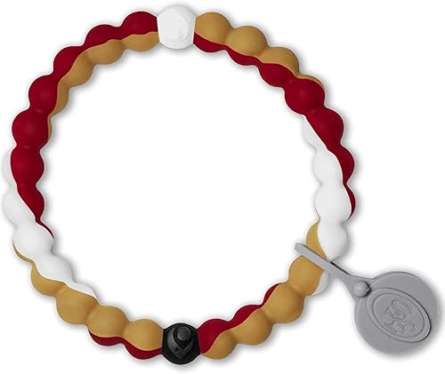 Miniatura 75 de Lokai NFL Football Collection - Pulseras de cuentas para hombres y mujeres, joyería de silicona, pulsera de moda para un ajuste cómodo