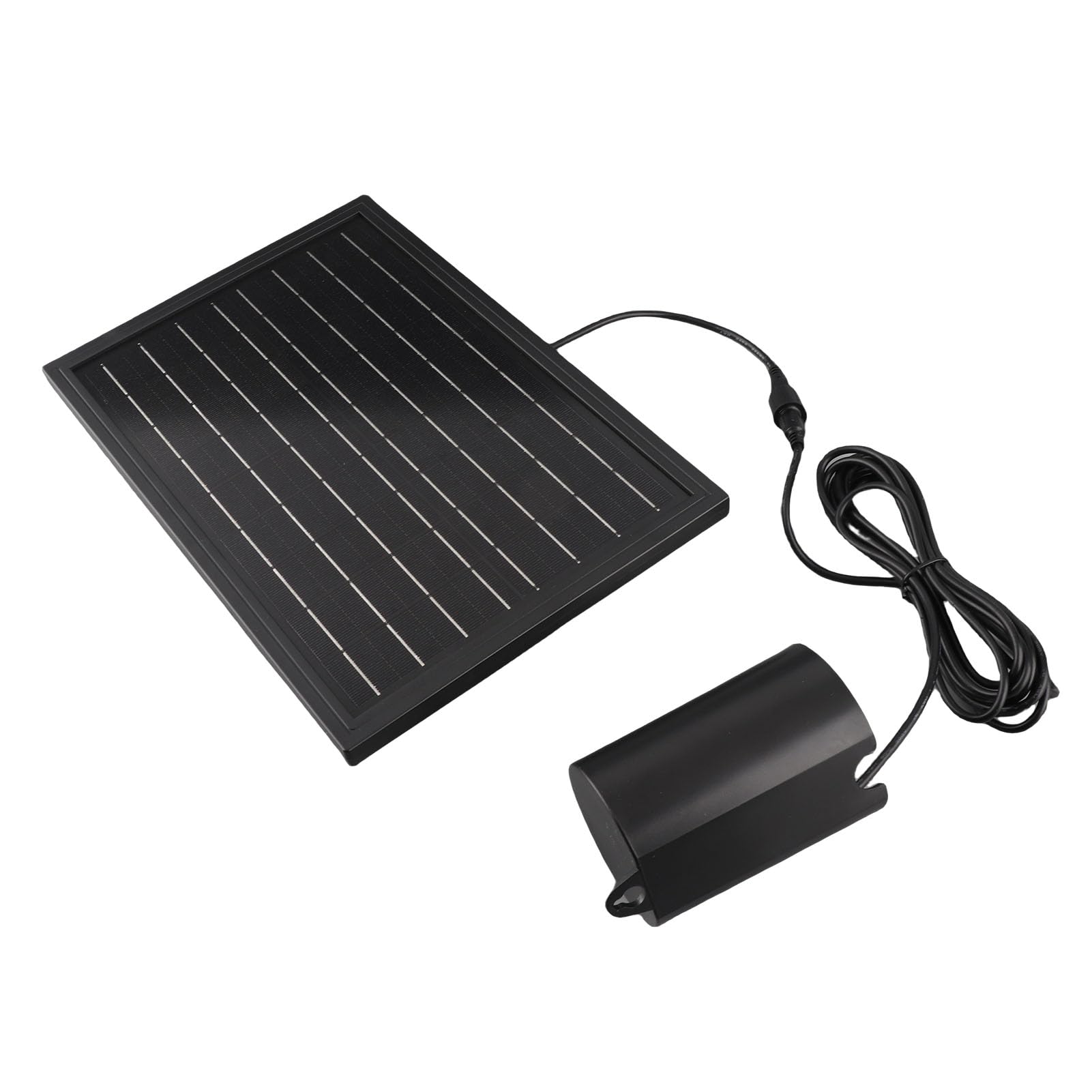 Zunate Aireador Solar para Estanque 8W 10V |Bomba de Aire de Oxígeno con Batería de 2400mAh IP64 Resistente Al Agua para Pecera