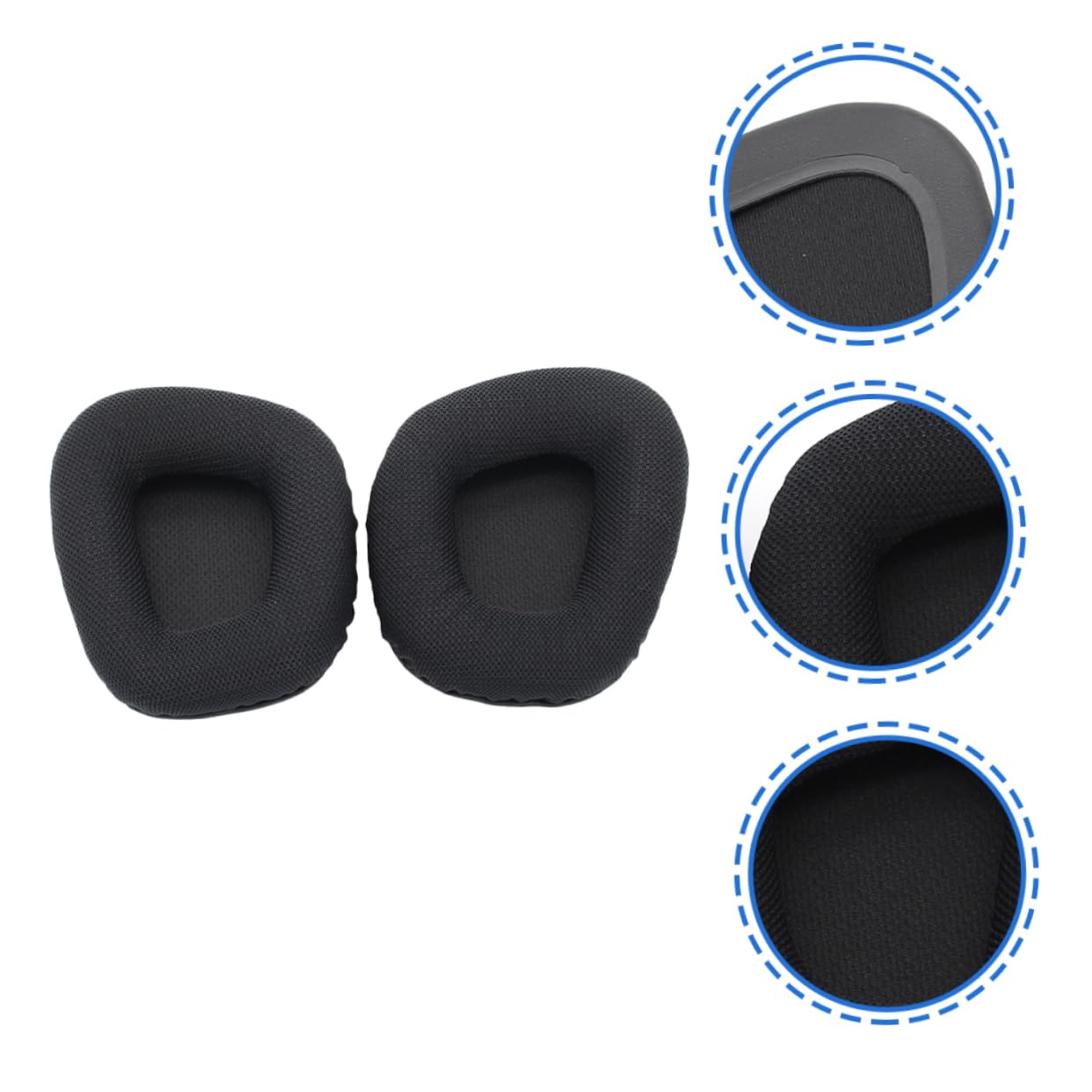 NUOBESTY 5 Paia Cuscinetti Auricolari Ricambio per Cuffie Pro Earmuff Comfort Ottimale e Resistente Compatibili con Cuffie Gaming