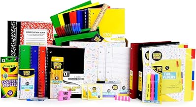 Ultimate High School and College Bundle | 1 Box | School Supply Boxes - Back to School Essentials | Includes Notebooks, Tab Dividers, Pencils, Highlighters, & More