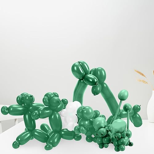 Miniatura 5 de 260 globos, 100 globos largos azul oscuro para arco de globos, kit de animales, torsión