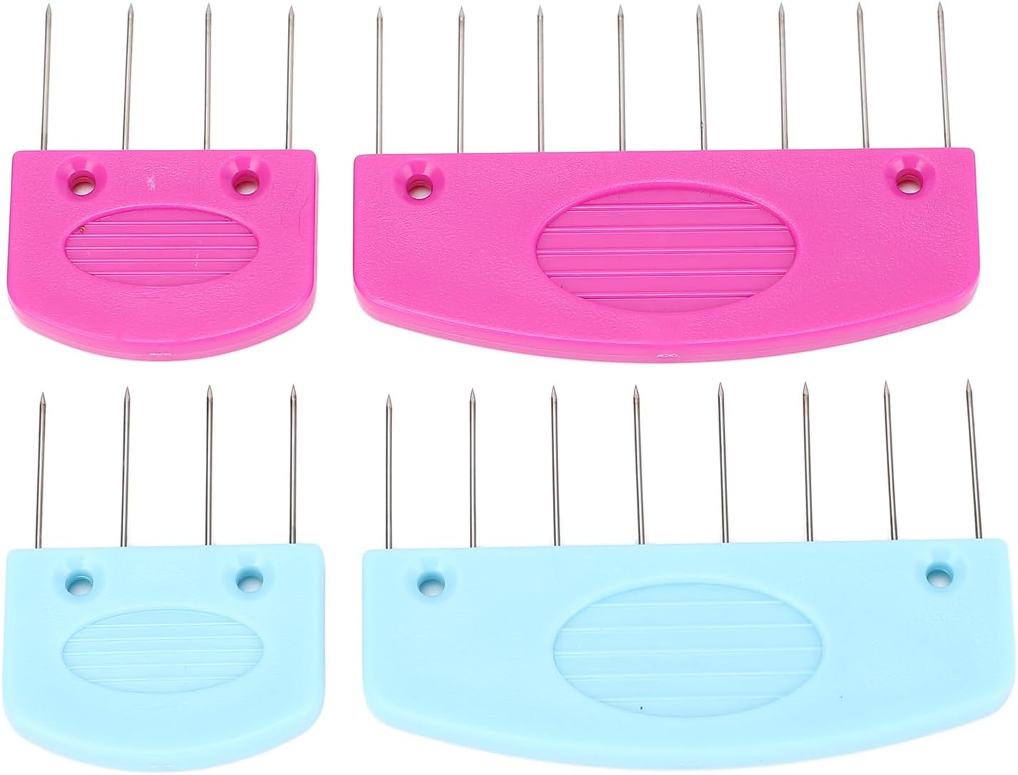20 Pcs Knit Blocking Comb Set | Stainless Steel & Plastic Sweater Shaper for Knitting/Crochet/Needlework | Uniform Stretching & Expert Shaping Tool with Storage Box