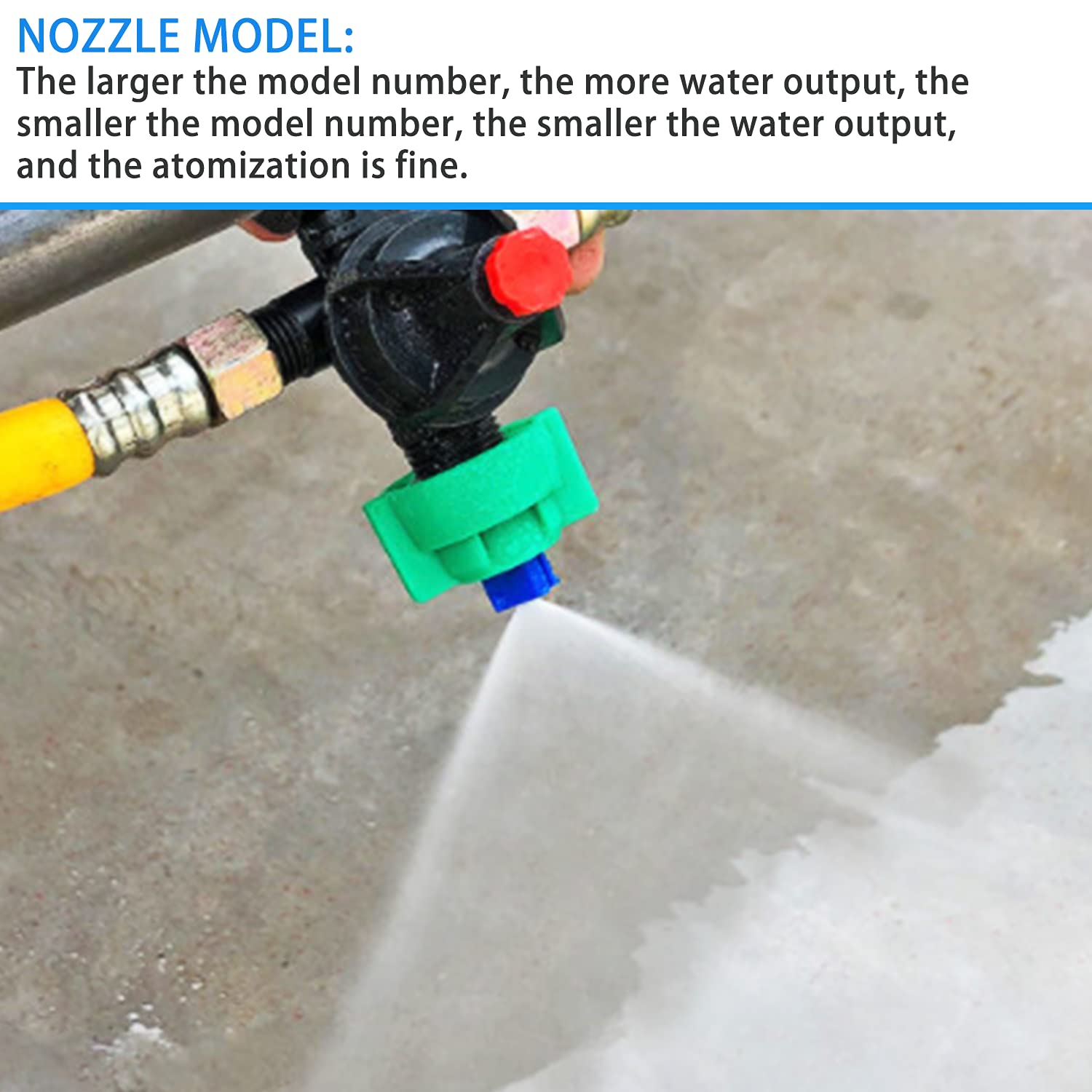 Lot De 20 Buses De Pulvérisation Plates En Plastique à 110 Degrés Pour L'agriculture Industrielle, L'aménagement Paysager, Le Refroidissement, Le Nettoyage, Les Mauvaises Herbes (orange