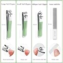 VORLA Stainless Steel Professional Manicure Set Nail Cutter For Women Nail Scissors Luxury Grooming Kit Manicure Pedicure Kit For Women & MeN (4 IN 1 Manicure) gallery image