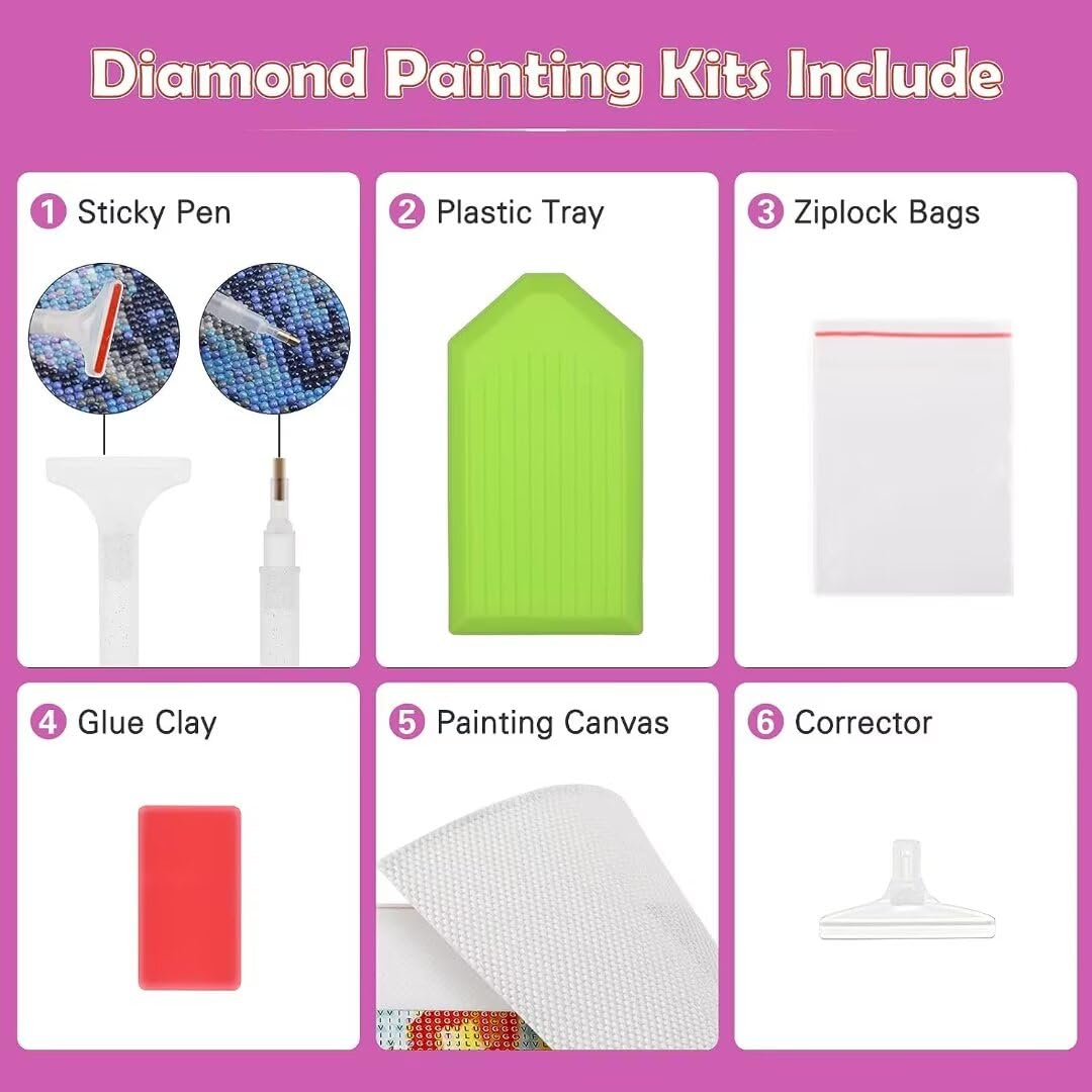 Diamond Painting Bovins Highlands Peinture Diamant Adulte 180x100cm Diamond Painting Grand Format Arbre Broderie Diamant Kit Complet Full Diamond Painting Accessoires pour Adultes Décoration Intérieur