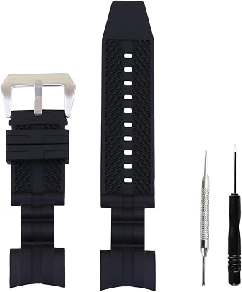 Men's rubber watch strap compatible with Invicta Reserve Jason Taylor Bolt Zeus 0827 0828 16002 12954 12665 12666 14194 14070 90014 90005 20413 20414 14403 14405 19728 19768 19485 Outdoor