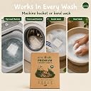 Eco Dhobi 5 Enzyme-Powered Laundry Detergent Sheets with Built-in Fabric Softener 30 Sheets,60 Washes|Ecofriendly Alternative to Pods, Liquid, Powder Detergent| Works in Top & Front Load & Bucket Wash gallery image