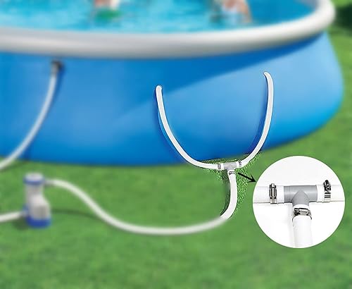 Miniatura 8 de Paquete de 2 conectores de manguera de repuesto para bombas de piscina de 1-14 pulgadas en T para bombas de piscina Intex (3 interfaces)