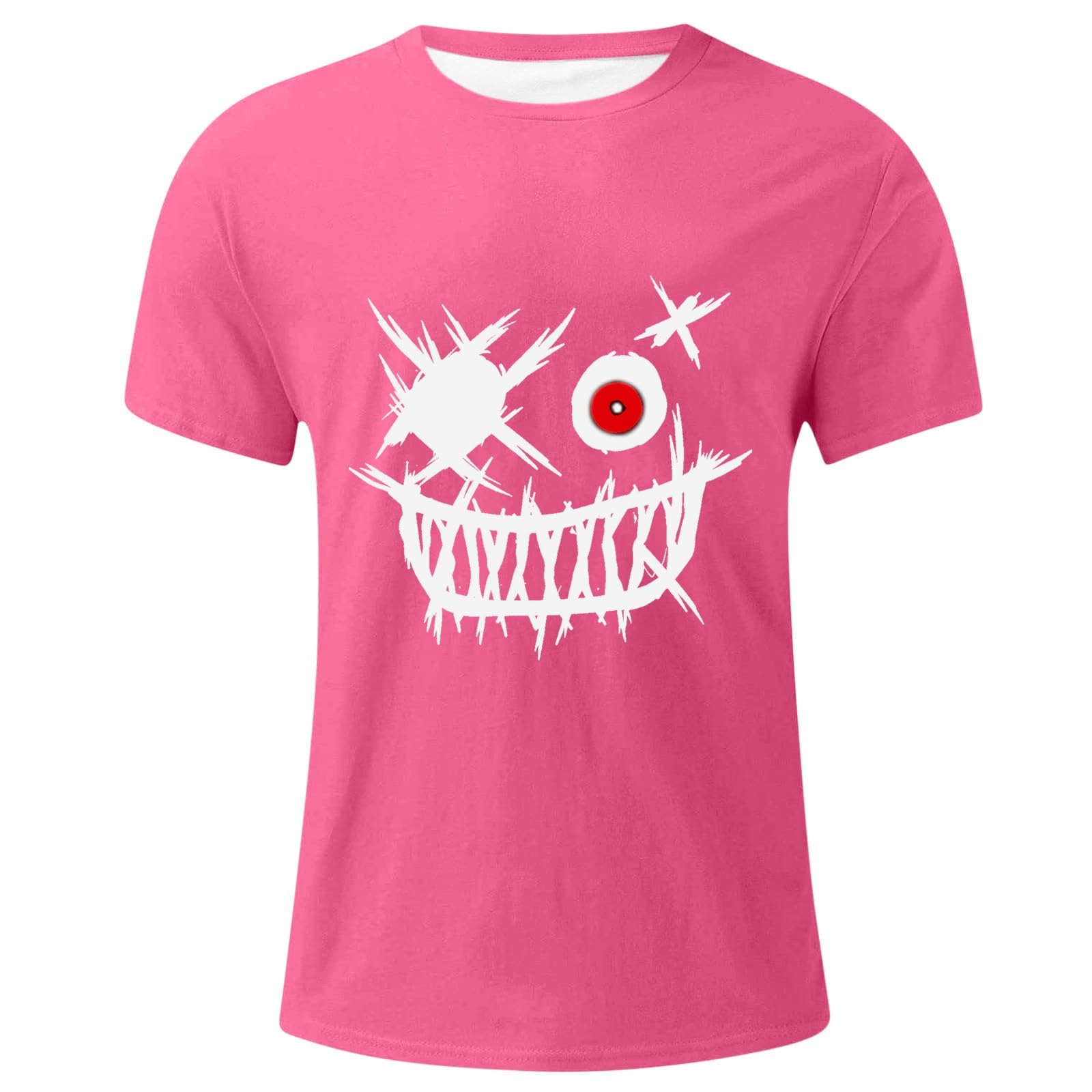 Cartoon Graphic Shirts for Men Crew Neck Short Sleeve Summer Casual Tops Fashion Streetwear Hip Hop Tees Top