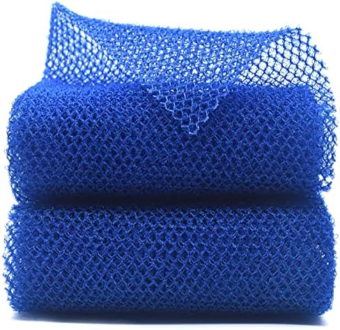 Exfolating Rags African Exfoliating Net for Body - 2 Piece Shower Sponge Scrubber, Wash ...