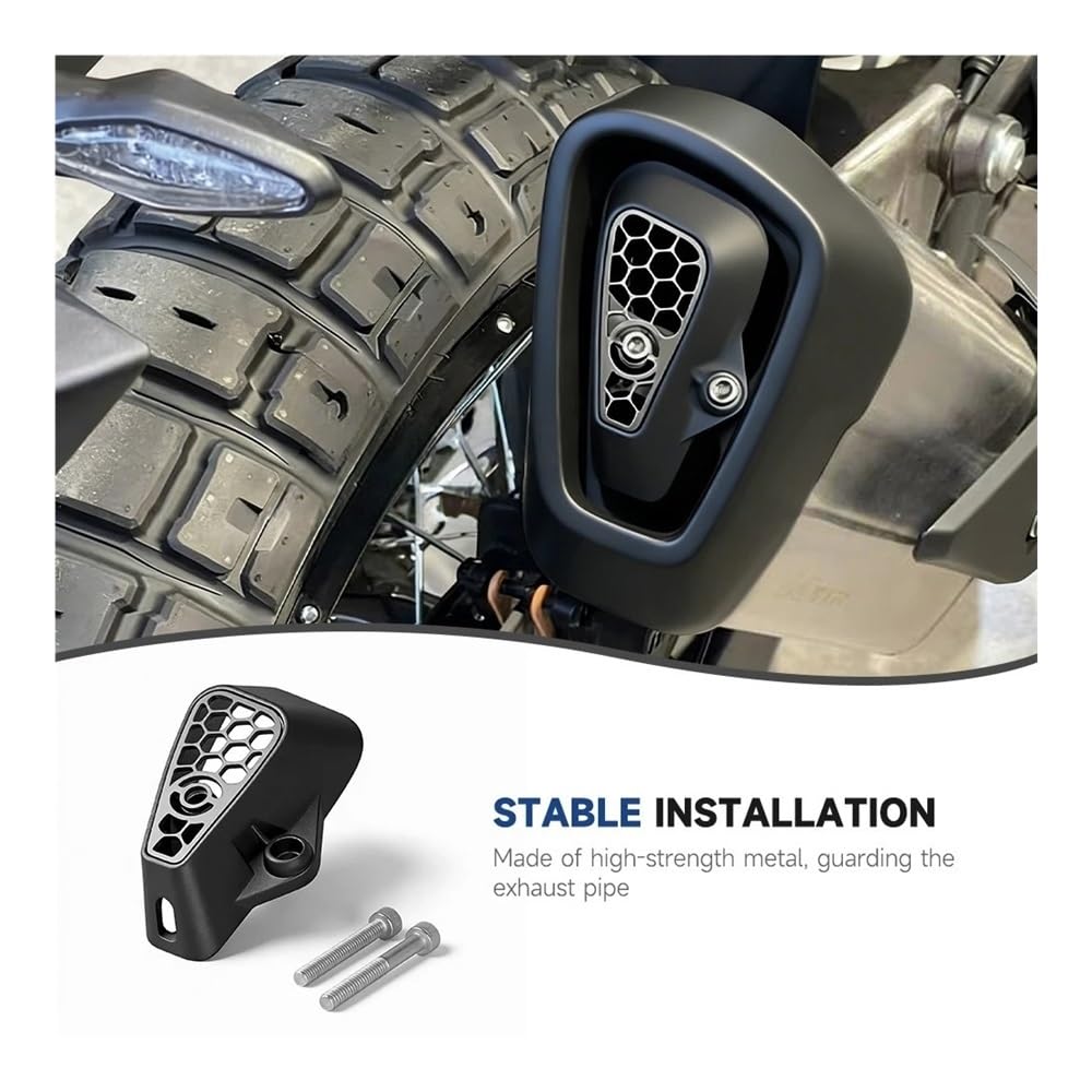 Marmitta Protezione Parti Di Modifica Del Cappuccio Termico Della Coda Decorativa Copertura Protettiva Tubo Griglia Scarico Motociclo Per 450MT 450 MT