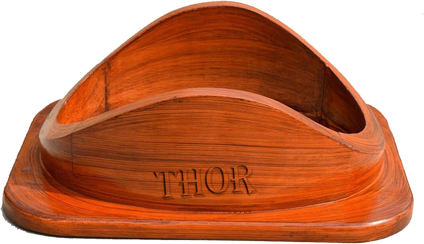 THOR INSTRUMENTS Diving Divers Helmet Wooden Base Display Stand for 18" Helmet