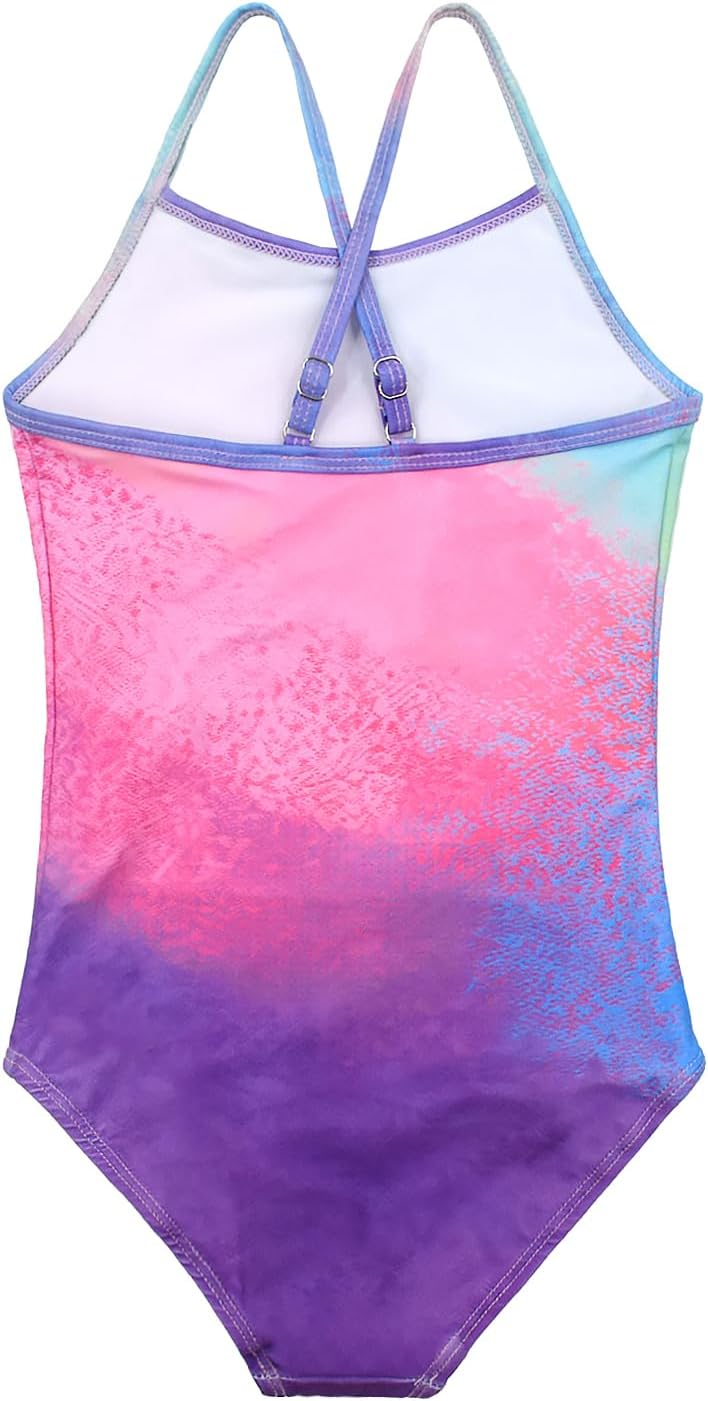 BAYIMEE Girls One Pieces Swimsuit Cute Swimwear Bathing Suits 2-12 Years