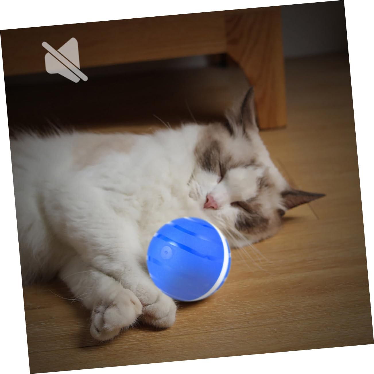 Sosoport 3pièces Balle Interactive Automatique pour Chat Jouet Intelligent à USB avec Lumière Clignotante pour Et Chiens Évite Rayures Meubles Design Attractif Et De Veille