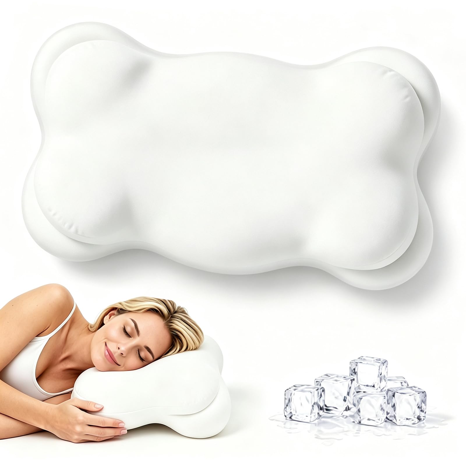Photo 1 of GWSTVMP Cloud Pillow, Cervical Neck Pillow for Sleeping