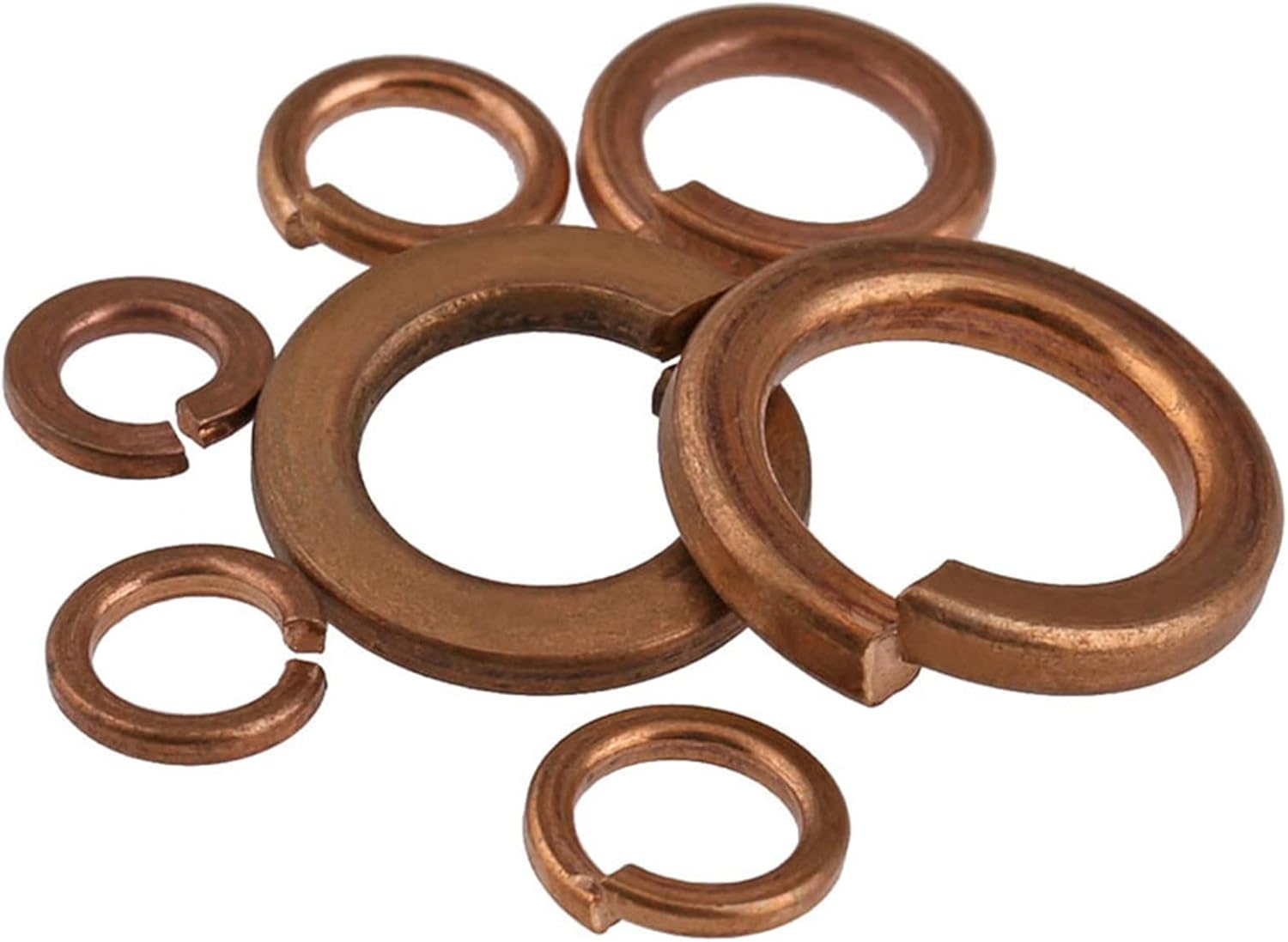 Mdingbao-圧縮ばね M3 M3 M5 M6 M8 M 10 M 10 12銅パッドスプリング洗濯機ブロンズスプリングワッシャ