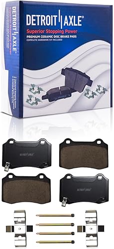 Miniatura 26 de Detroit Axle - Kit de freno trasero para Honda Civic L4 1.8L 2006-2015 Honda Civic Frenos Zapatas 2007 2008 2009 2010 2011 2012 2013 2014 Reemplazo: