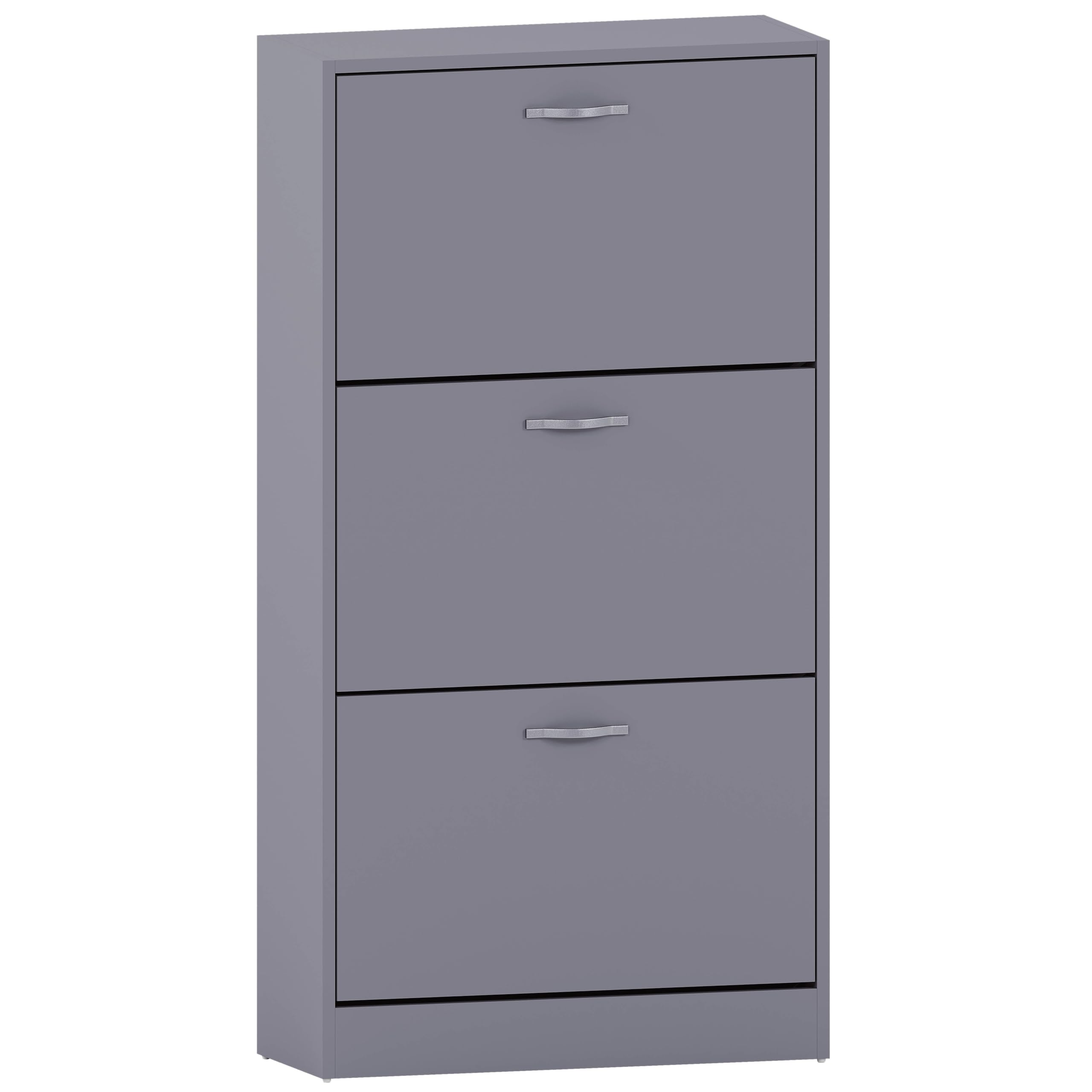 3 Drawer Shoe Cabinet - Grey