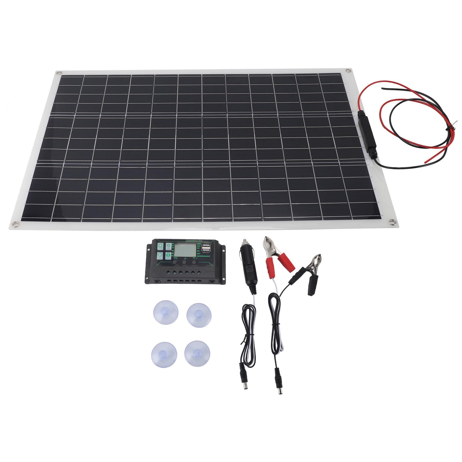 Kit panneau solaire portable 300W haute efficacité Eujgoov contre les pannes