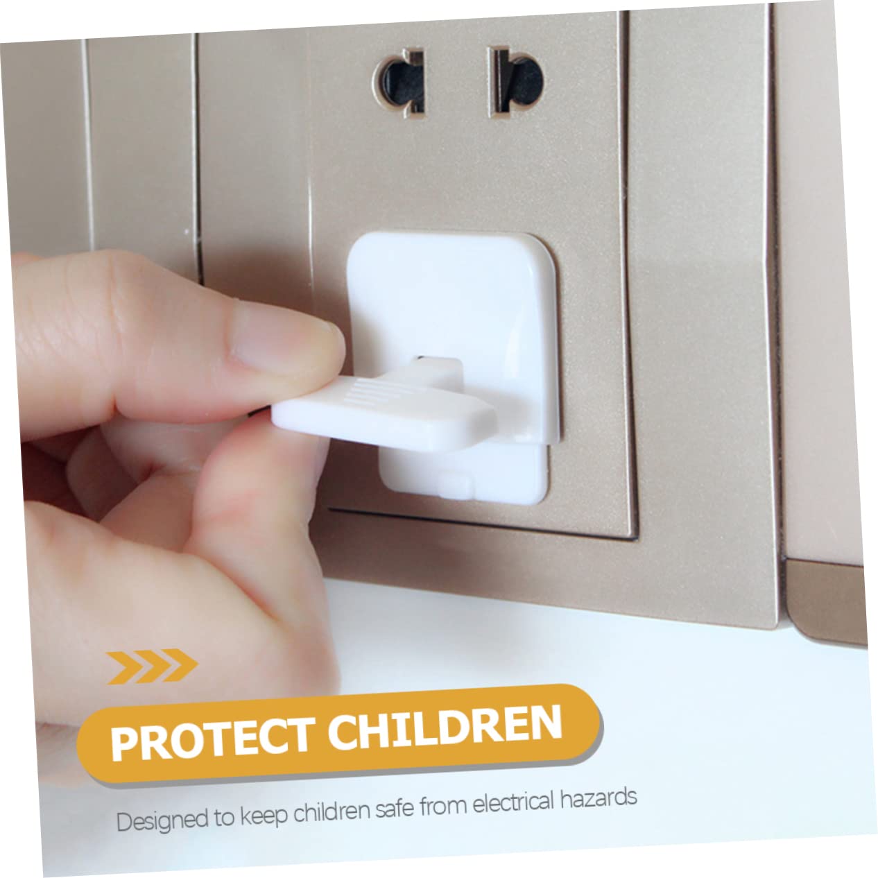 STOBOK 100piezas Tapones De Seguridad Usb Para Cubiertas De Enchufes Diseño Tirador Previene Accidentes Eléctricos Para Hogares