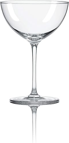 RONA Vaso de platillo de champán Juego de 6 12 onzas
