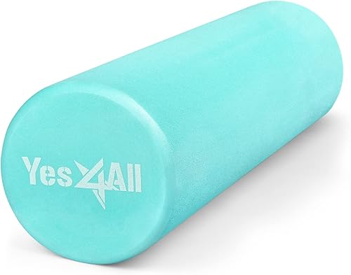 Miniatura 13 de Yes4All Rodillo de espuma EVA firme para la espalda - Rodillo redondo para la espalda para ejercicio, yoga y pilates 12/18/24/36 pulgadas Unicornio