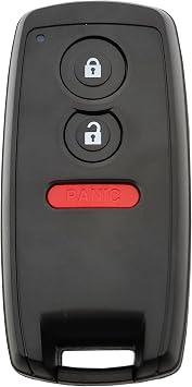 Key Fob Case Replacement Key Fob Cover fit for Suzuki Grand Vitara SX4 Smart Key Fob Shell No Chip KBRTS003 3 Buttons