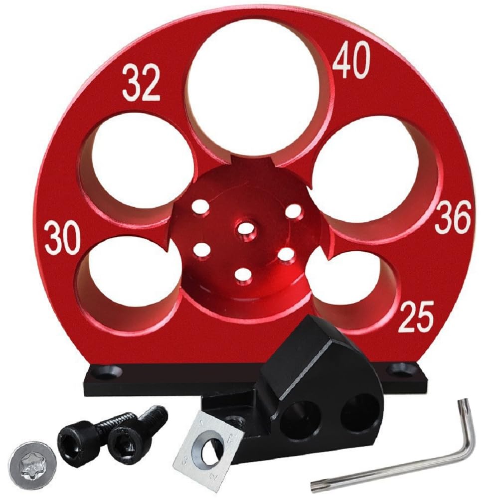 Littimoon Dowel Cutter Jig Adjustable New Design Electric Drill Milling Cylindrical Woodworking Tool 5-Holes Dowel Maker