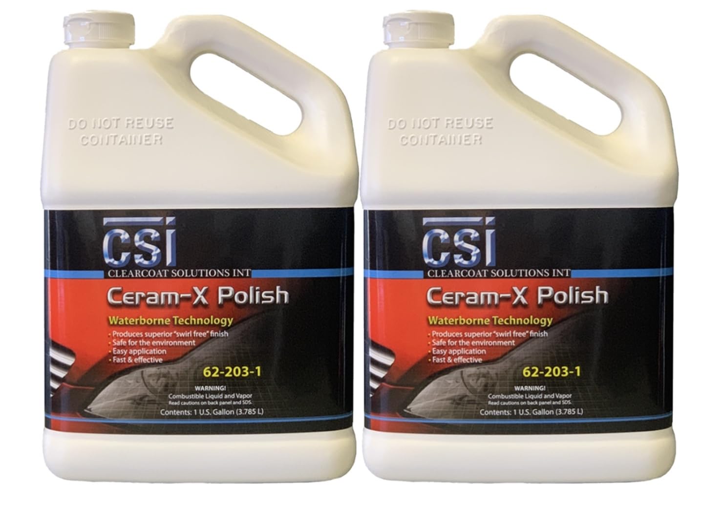Two Gallons of Ceram-X Polish 62-203-2gal