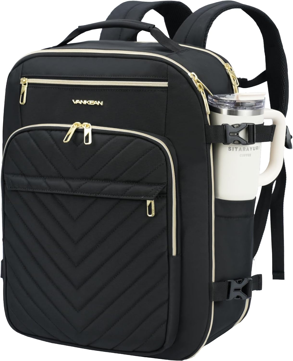 VANKEAN 50L Water- Resistant Laptop Backpack for Women College