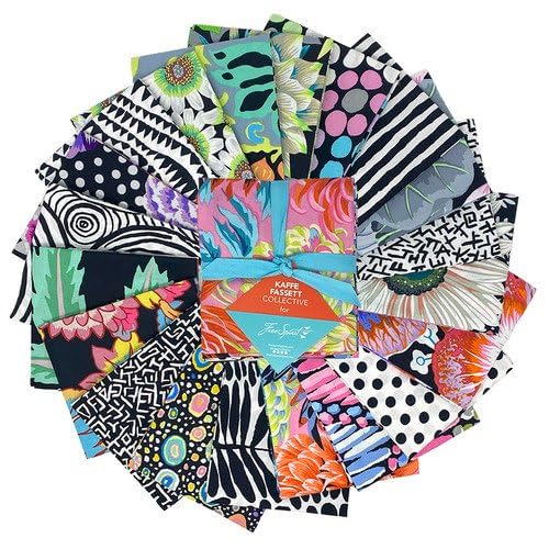 Free Spirit - Kaffe Collective Classics - Polaris FB4FQGP Polaris Fat Quarter Bundle - 20 pcs - Cotton Quilting Fabric