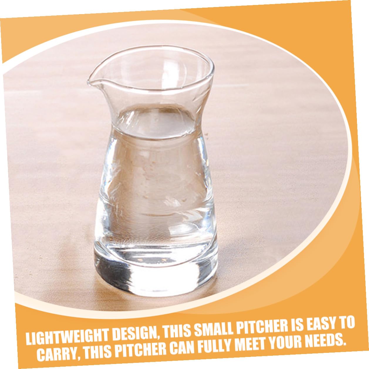 6 Stück Milchkännchen aus Glas 80ml für Küche und Gastronomie mit Elegantem Design zur Aufbewahrung und Qualitätsbewahrung von Milch und Saucen