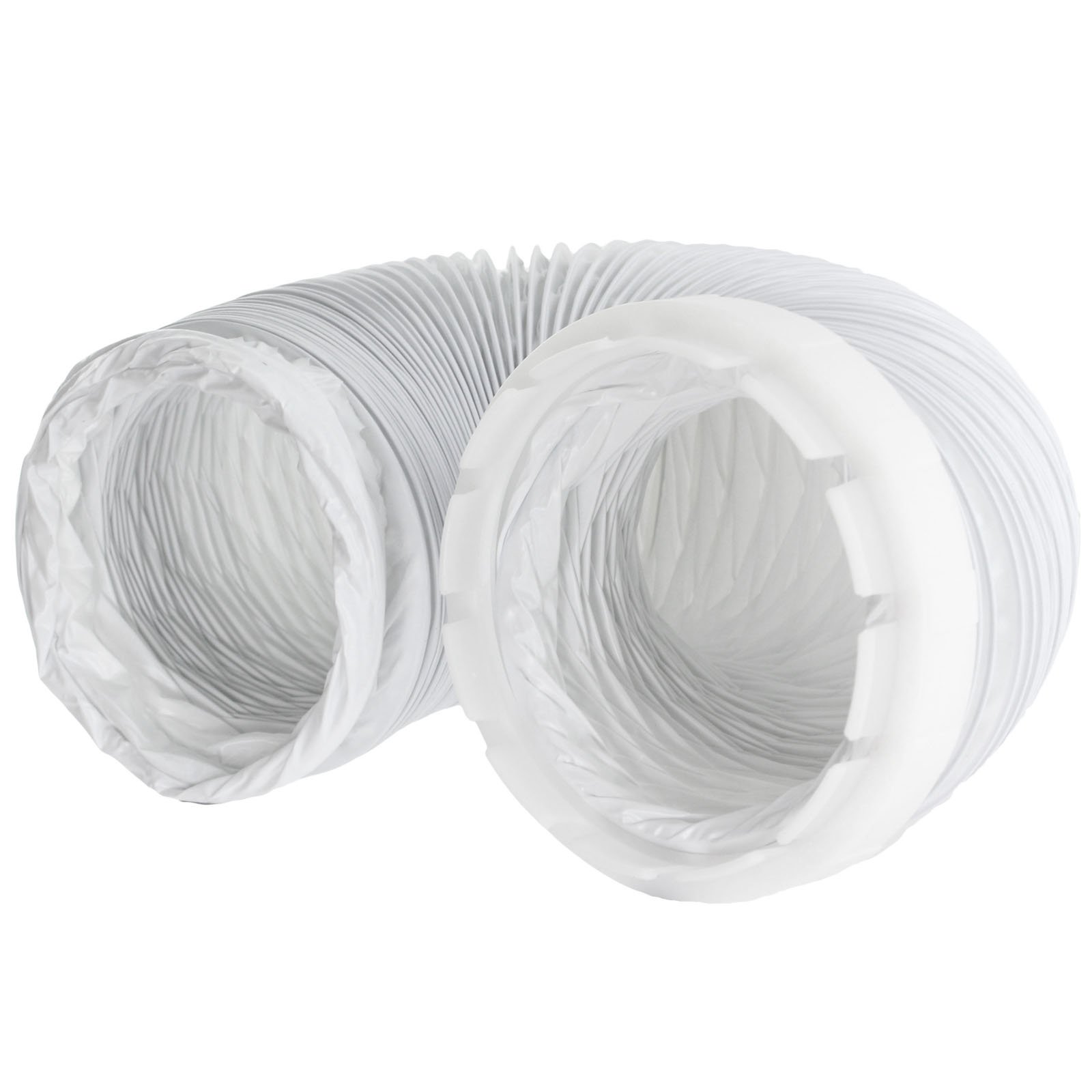 Juego de manguera de ventilación y adaptador para secadora Indesit (2 metros, 10,2 cm)