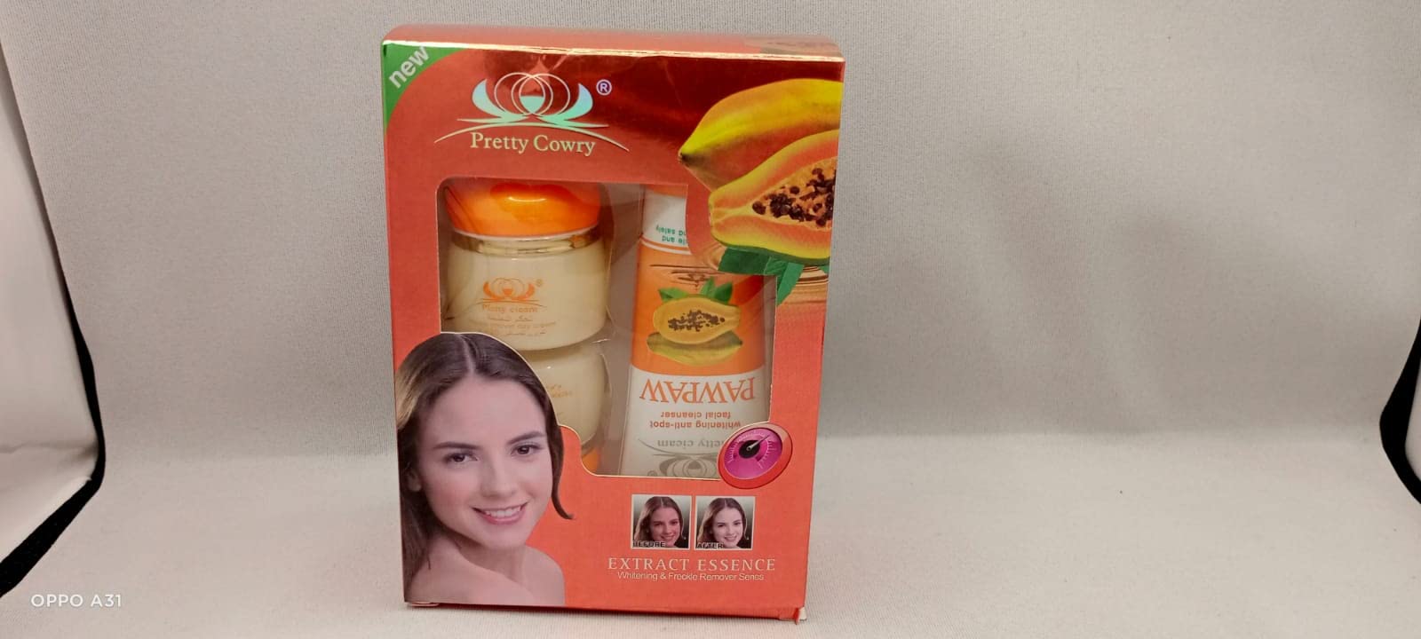 NSMBPRETTY COWRY PAPAYA CREAM AND FACEC WASH